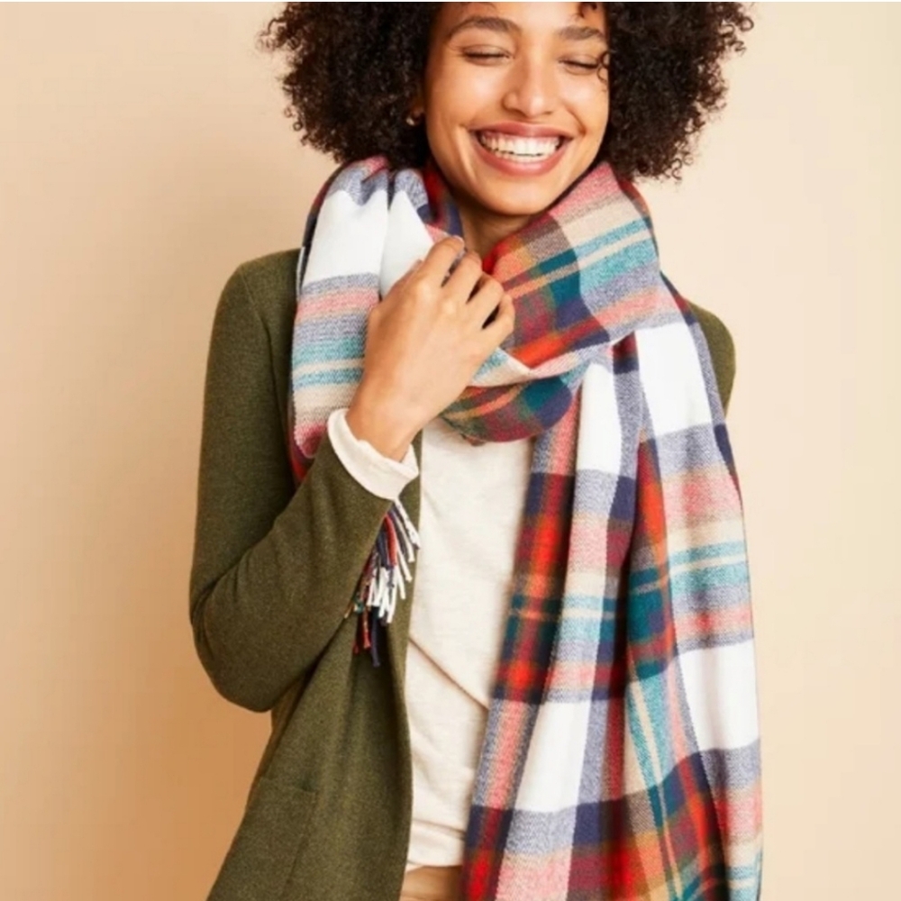 J. Crew Factory Juniper Plaid Scarf